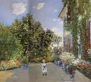Claude Monet The Artist-s House at Argenteuil USA oil painting artist